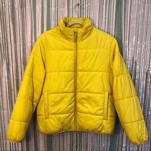 Yellow Puffer Jacket